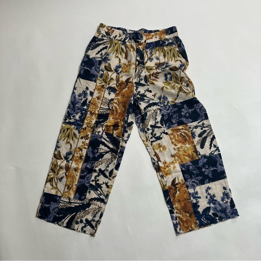 CHRISTIAN SIRIANO linen wide leg pants